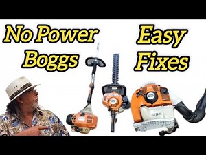 Easy Fix For Stihl Blower, Trimmer & Hedger - No Power - Boggs. Learn How To Repair Like A Pro