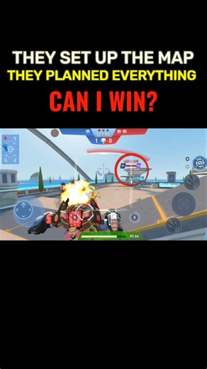 Mech arena hanger showdown intense match #mecharena #mecharenapromocodes