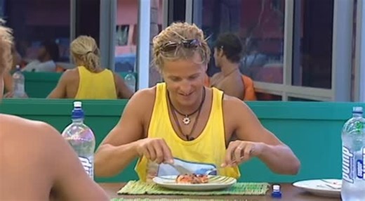 Paul Chicken Dyer on Instagram: "CHEESE attack by fellow housemates 👀 @breeamer @bigtrevb 🧀 Can you have too much cheese ? 💀💀 @bigbrotherau @mikegoldmanlive"