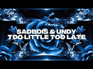 SadBois & UNDY - Too Little Too Late (Cover Lyric Video)