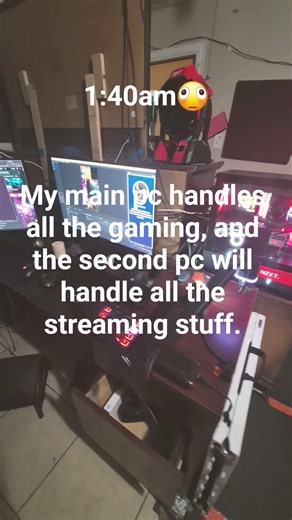 Dual PCVR Streaming Setup completed! (98% lol) #gaming #fortheboys #vr