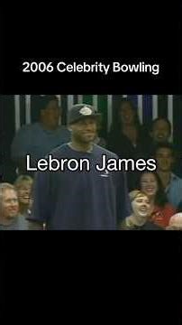 2006 Celebrity Bowling #lebronjames #chrispaul #celebritybowling