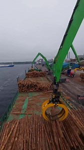 Combined Forces of Three Sennebogen 870 Material Handling Equipment | SEA LOVER