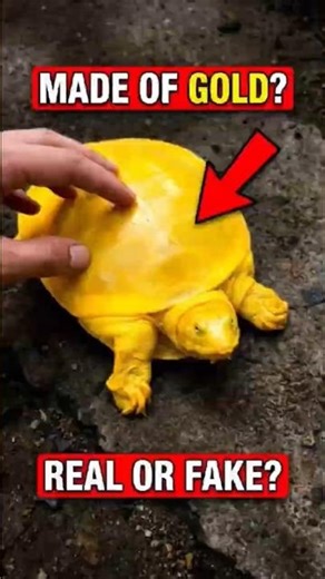 I Found A Golden Turtle! (Real Life Shiny Pokemon) 🐢✨ #turtle