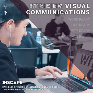 Creative striking visuals with our Bachelor of Design specialising in Graphic Design, a career of the future 2030 and beyond. Study with an accredited private higher education institution. • TUITION • SOFTWARE • SUBSCRIPTIONS • STATIONERY • WACOM TABLET ALL UNDER 85K *Early Bird Fee till 30 September 2023 | *Add a device Click the link to learn more. https://www.inscape.ac/courses/course-type/undergraduate/bachelors/bdes-graphic-design/ #design #graphicdesign #getin | Inscape Education Group