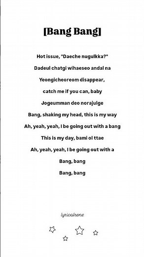 ive Bang Bang bridge lyrics #trending #ive #bangbang #kpop #lyrics #bridge #viral #song #shorts