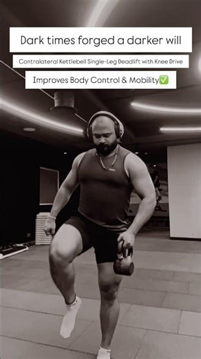 #fitnessjourney #motivation #singlelegdeadlift #kettlebellworkout #mobilitydrills #activerecovery