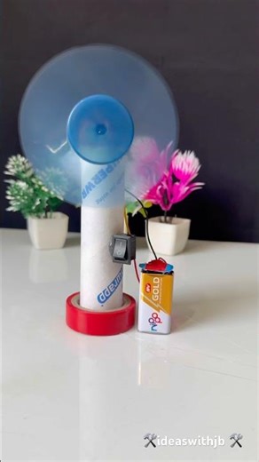 How to make diy dc fan🔋 | Super Cool Homemade Fan Idea 😱 | Easy Science Project # shots