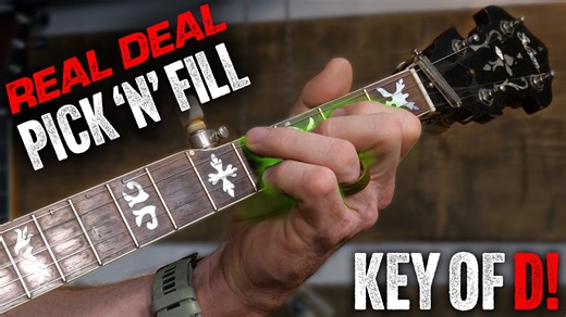 View this lesson on the site: https://banjobenclark.com/lessons/real-deal-pick-n-fill-in-d-banjo-intermediate Real Deal lessons are designed to give you the street level skills to play! In this lesson, we'll take a common chord progression in the key of D and explore the classic rolling backup used by so many great banjo pickers! #banjo #banjolessons #bluegrassbanjo | Banjo Ben