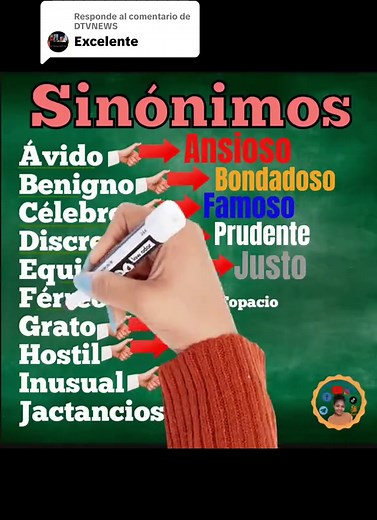 Enriquece tu vocabulario con sinónimos útiles