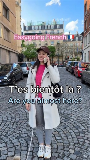 Looking for someone? 👀✨💞 Are you team “en avance” (always early) or team “en retard” (forever late)? 🫣 📌Save these casual French phrases for when you’re waiting on someone 💕 T’es où ? = Where are you? 💞 T’es en route ? = Are you on your way? ✨ T’es à la maison ? = Are you at home? ☺️ T’es chez toi ? = Are you at your place? 🩵 T’es bientôt là ? = Are you almost here? 💓 T’es loin ? = Are you far? Who is someone who’s always “en route” but never shows up on time? 🩵🫣 #learnfrench #EasyFren