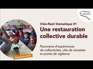 Thematic video conference: sustainable institutional catering