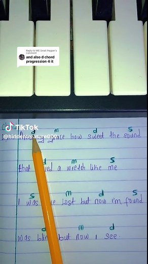 Learn Amazing Grace on Piano in Key F Sharp