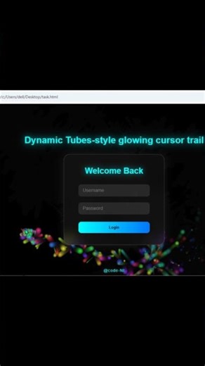 "Dynamic Trailing Cursor"#html #javascript #css #cssanimation
