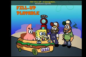 FNF' FILL-UP - A SpongeBob FNF Song But Playable! Mod for Friday Night Funkin' | FNF Mods