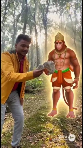 हनुमान😱 जी के सात जगल मैं हूँ बात चित कर रहा हूँ #trending #viral #youtubeshorts #hanuman