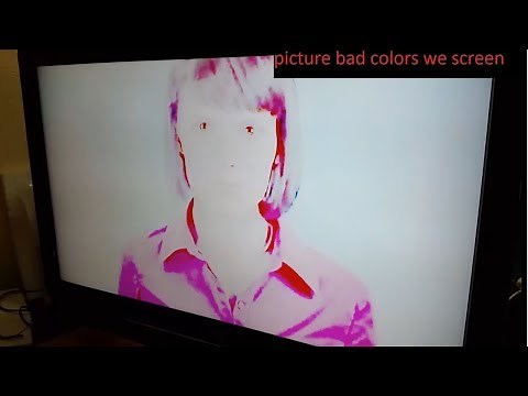 SONY KDL-37V4500 LCD TV repair picture bad colors we screen
