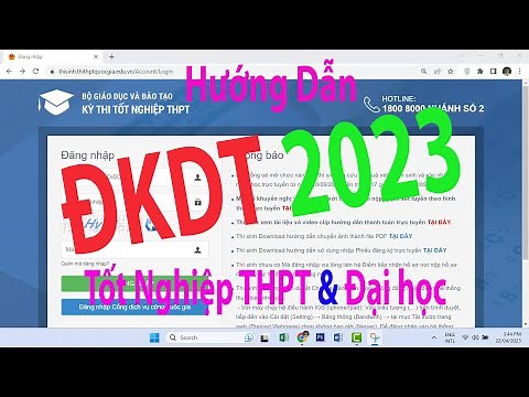 Hướng dẫn Đăng Ký Dự Thi Tốt Nghiệp THPT Quốc Gia 2023