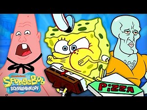 SpongeBob | 1 Moment aus ALLEN SpongeBob-Folgen aller Zeiten! | 180 MINUTEN+ | Schwammkopf