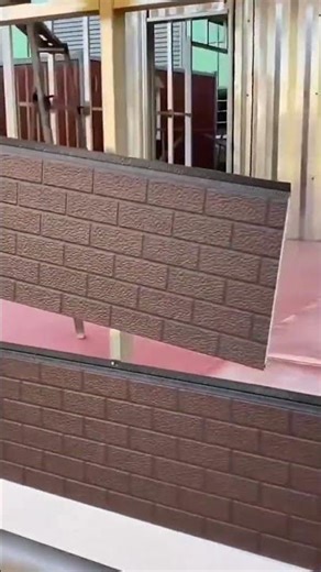 The process of installing a board on a building by a handyman neatly