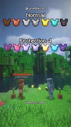 ALL MINECRAFT ARMOR vs STRAY ❄️#minecraft #gaming