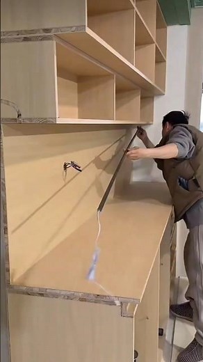 Cabinet LED Strip Light Installation#diy#woodwork