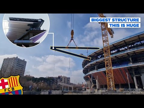 Camp Nou Update – March 2026 | They Lifted the Biggest Piece Ever…