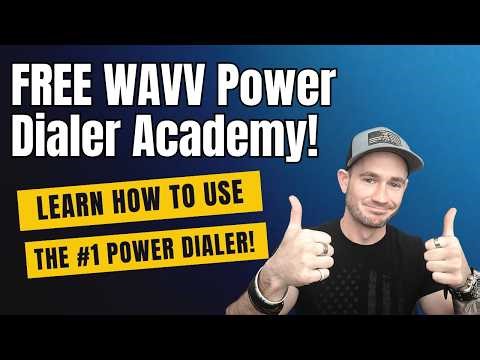 New WAVV Power Dialer Academy ➡️ Learn How To Use The Best Power Dialer on the Market
