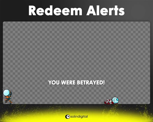 Raiders Channel Point Redeem Alerts | Sci-Fi Betrayal or Ally Duel Animation | Fullscreen Battle Overlay with Sound for Twitch Streamers
