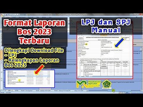 Laporan Dana Bos 2023 | LPJ dan SPJ Kemenag Lengkap | Download Contoh File