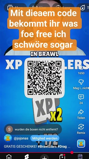 free code in bs #music #brawlstars #games