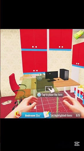 I Built the Best Gaming Setup in House Flipper || House Flipper Gameplay Shorts||