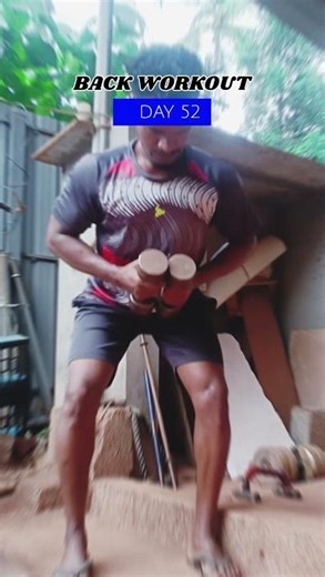 Back Workout Day 52 #back #exercise #workout #shorts