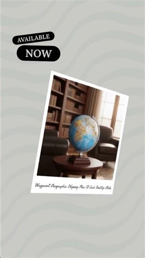 Waypoint Geographic Odyssey Plus 12-Inch Desktop Globe