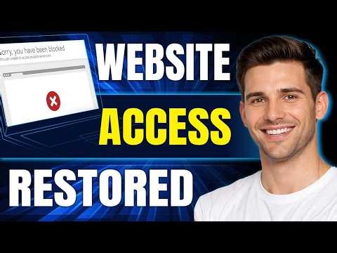 How to Fix 'Sorry You Have Been Blocked' (Any Website, 2026)