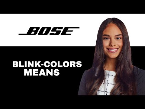 Bose Speaker Blinking Red And White 2025