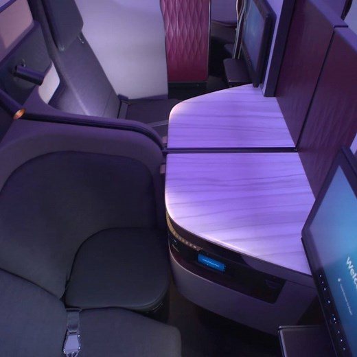 Check out our Qsuite on our and the world's first commercial Airbus A350-1000. For our customers flying to or from JFK, the Qsuite on our Boeing 777 launches today. | Qatar Airways