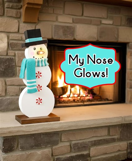 Easy DIY Wooden Light up Nose Freestanding Snowman Blueprint Design Plans: Christmas Holiday Decor Pattern PDF Build Instructions - Etsy