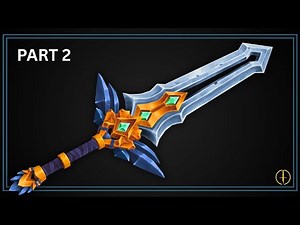 How to Create an Epic Stylized Sword in Blender | Part 2: Accent Texturing