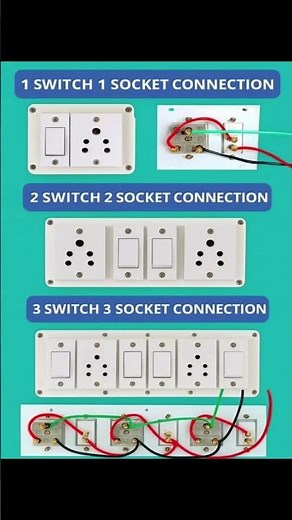 How to Connect Switch and Socket |