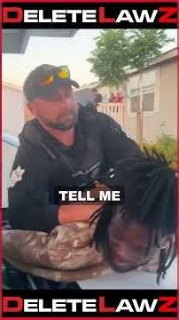 COP SLAMS A MAN’S FACE AGAINST A CAR WINDOW!