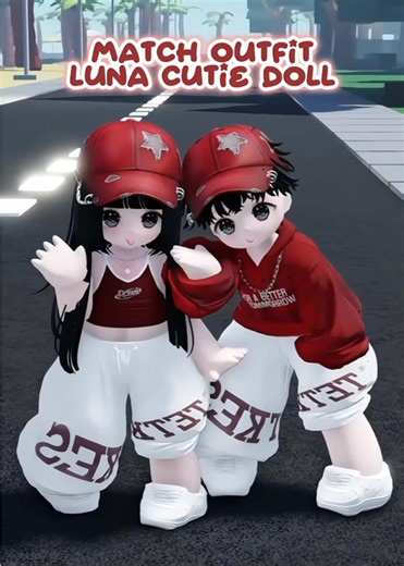 Match Outfit for Luna Cutie Doll in Roblox