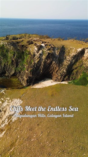🪨🌊 Where the cliffs meet the endless sea #CalayanIsland #Cagayan #EpicViews #TravelPhilippines