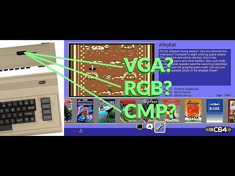 3 C64 Mini Display Adapter Options