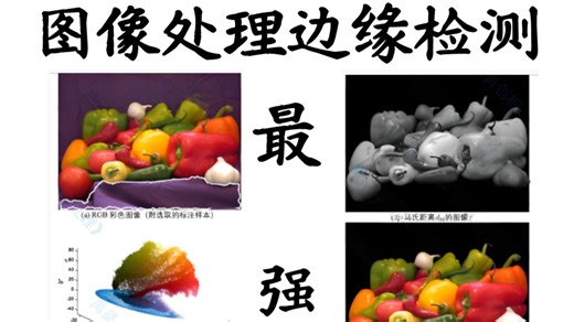 【2026最新图像处理教程】计算机视觉图像处理边缘检测入门到精通，算法原理 框架详解 源码解读 项目实战！3个小时完美搞定！图像识别 | 物体检测 | 计算机视