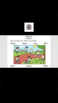 Pre A1 Starters - Listening Part 1 | Sample Test 5 (with Answers and Transcript)