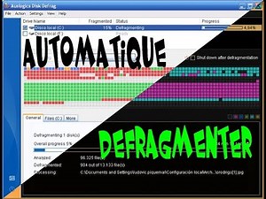 Auslogics Disk Defrag/ defragmenter en automatique/ tuto FR