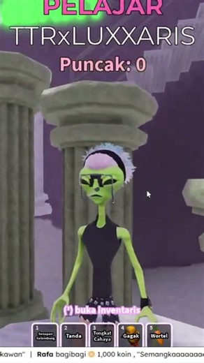 Di Kutuk Jadi Alien Hijau - Roblox