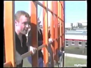 1993 Royal Navy window ladder display team