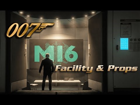 GTA V Mod Showcase | MI6 Facility & Props Pack (James Bond Machinima Tool)